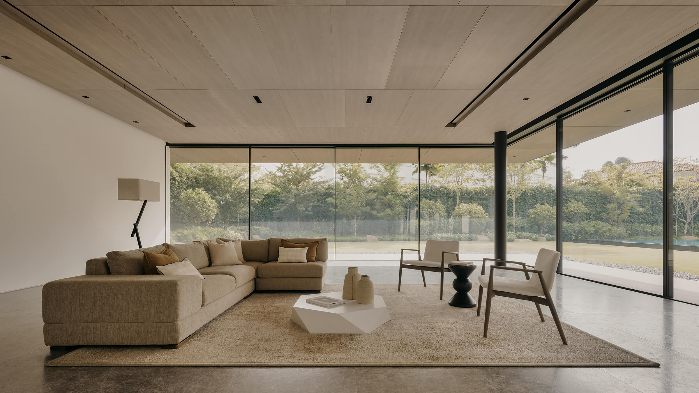 Indoor outdoor flow with stunning views