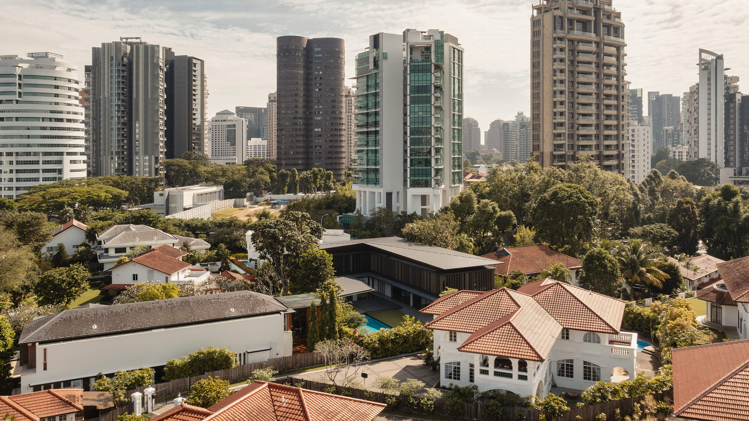 Wider location of the Plumeria House